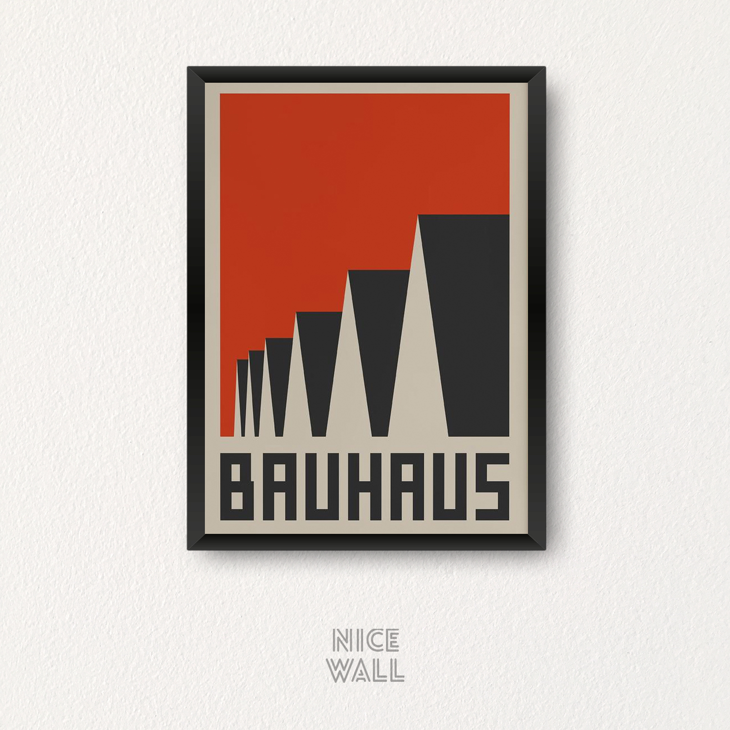 Cuadro Bauhaus Triángulos