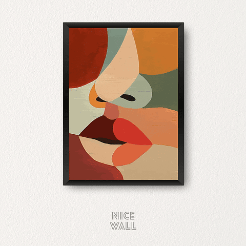 Cuadro Boca Mujer Colores