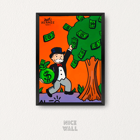 Cuadro Alec Monopoly Árbol