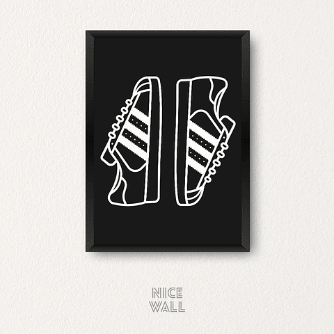 Cuadro Dibujo Adidas Superstar