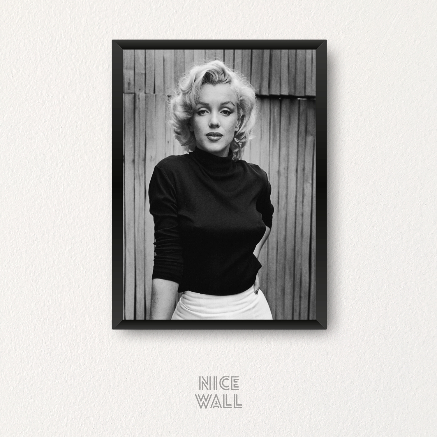 Cuadro Marilyn Monroe Black Sweater