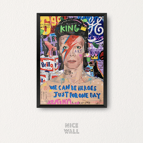 Cuadro David Bowie Grafiti