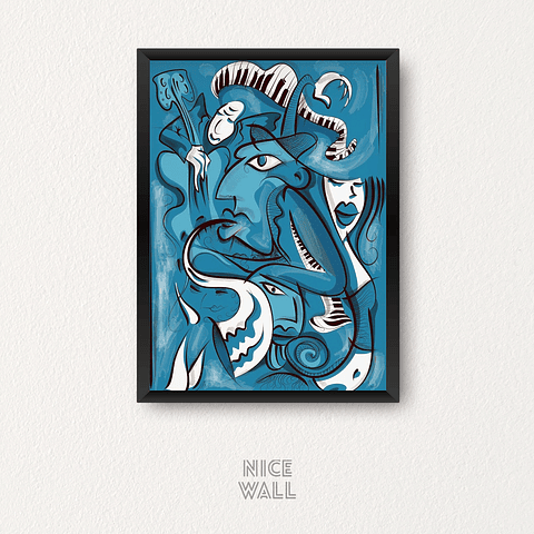 Cuadro Jazz Abstracto