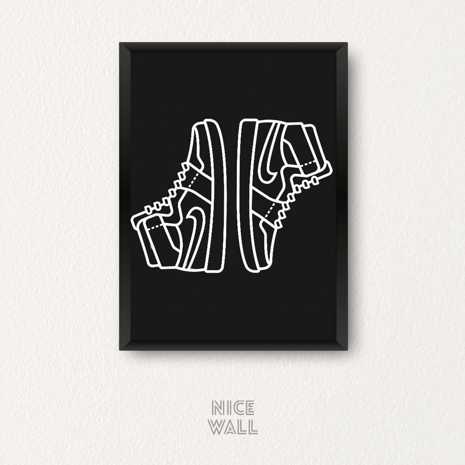 Cuadro Dibujo Nike Air Jordan 1 | NiceWall