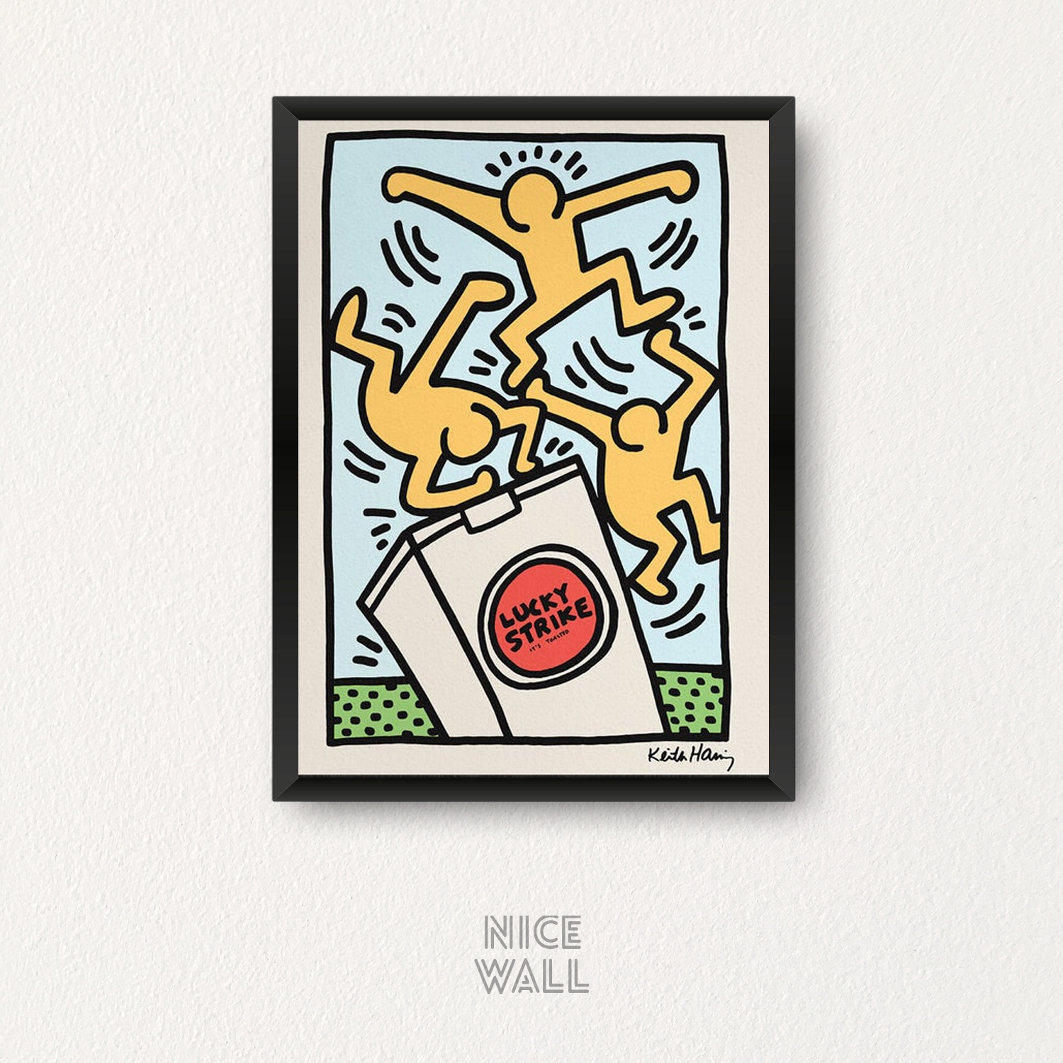 絵画 Keith Haring Lucky Strike 51/150 Cuadro Keith Haring Lucky Strike | NiceWall