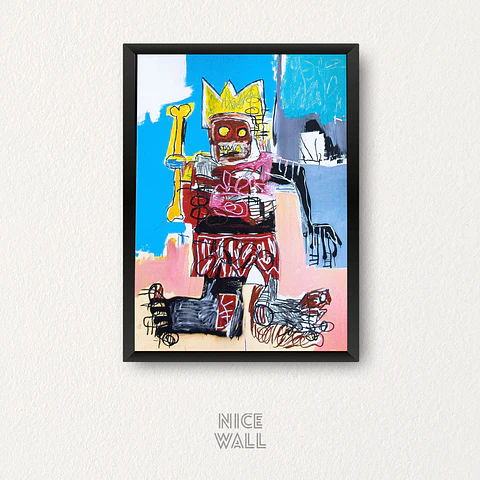Cuadro Jean-Michel Basquiat King Warrior