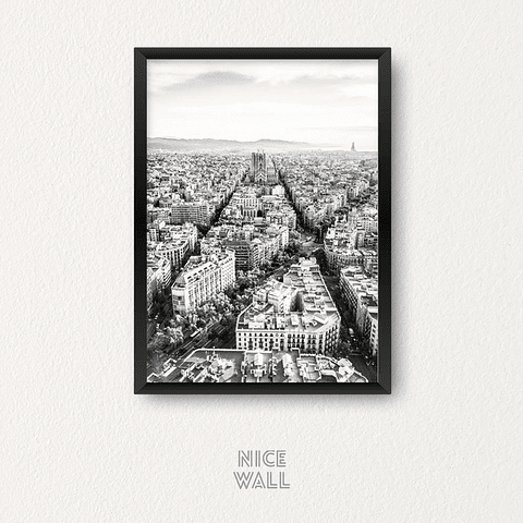 Cuadro Barcelona Panorámica  