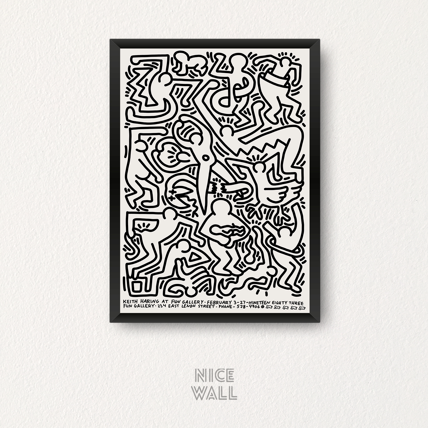 Cuadro Keith Haring Fun Gallery