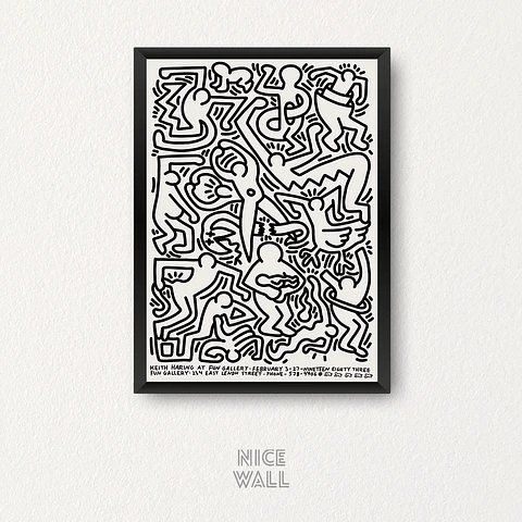 Cuadro Keith Haring Fun Gallery