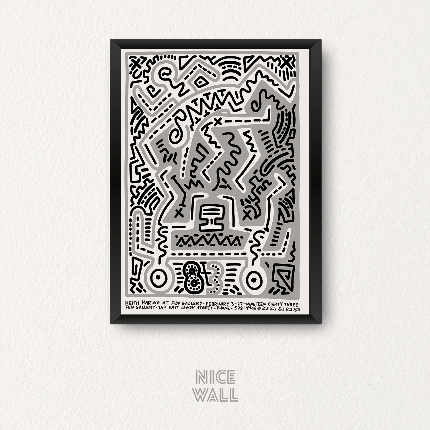 Cuadro Poster Keith Haring Museum