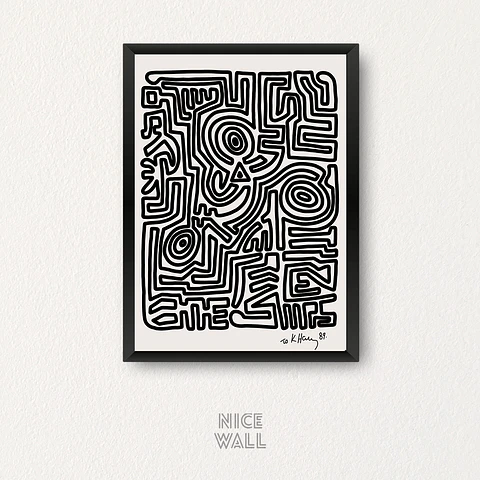 Cuadro Poster Keith Haring Museum 89