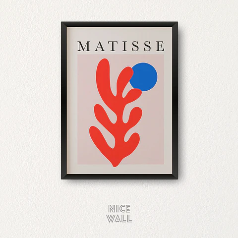 Cuadro Matisse Forma Rosada