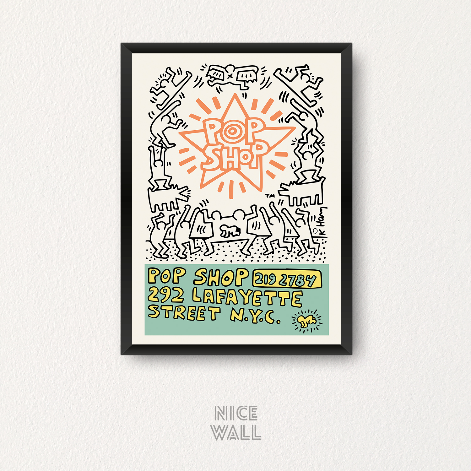 Cuadro Keith Haring Pop Shop