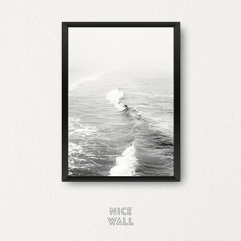 Cuadro Surfista Ola