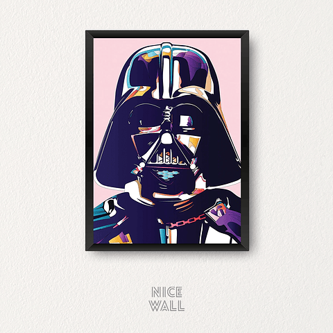 Cuadro Vader Colores