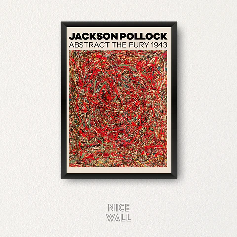 Cuadro Jackson Pollock Abstract the fury 1943