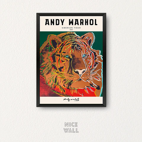 Cuadro Andy Warhol Tigre