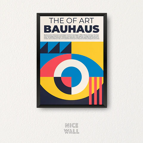 Cuadro The of art Bauhaus tres
