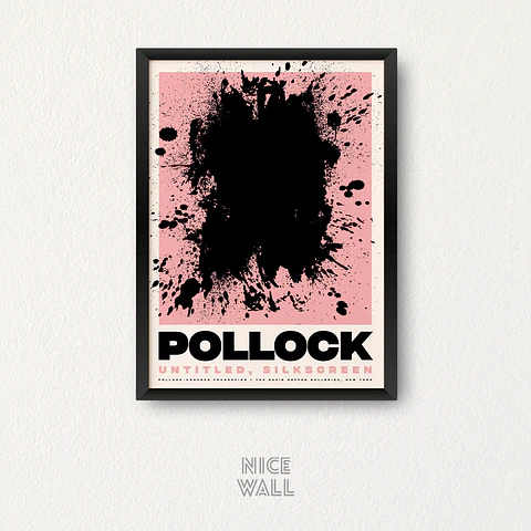 Cuadro Untiled silkscreen - Pollock