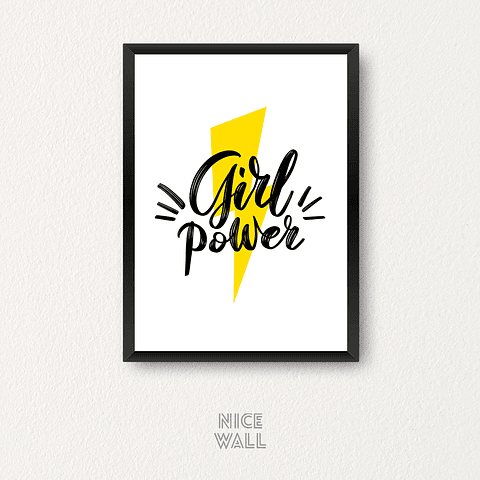 Cuadro Girl Power