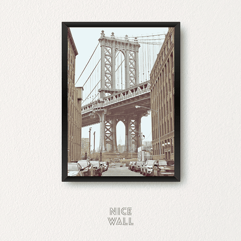 Cuadro New York Dumbo 