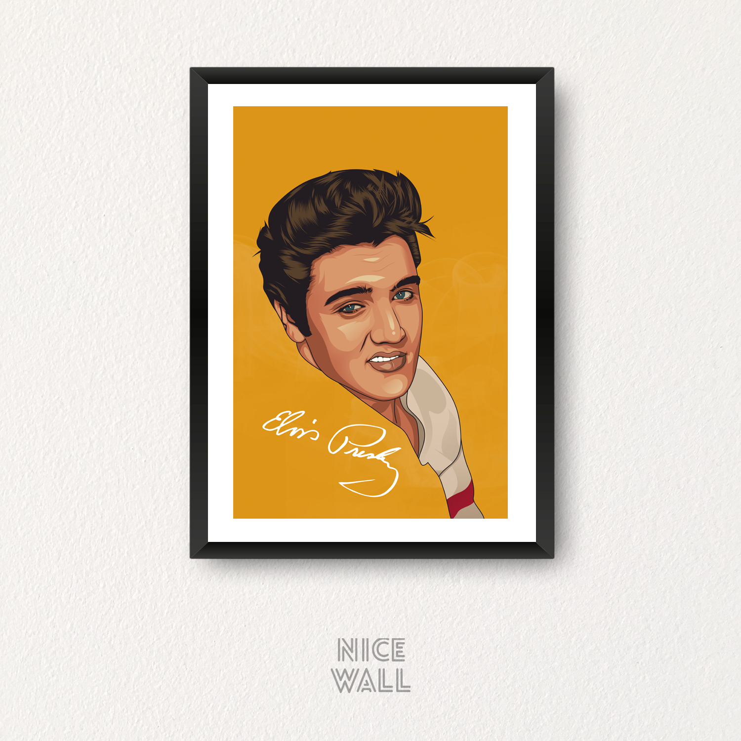 Cuadro Elvis Ilustrado