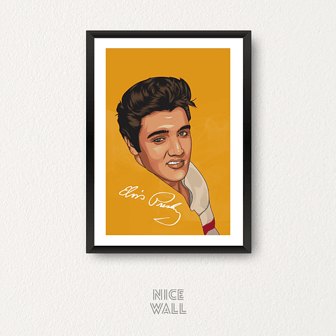 Cuadro Elvis Ilustrado