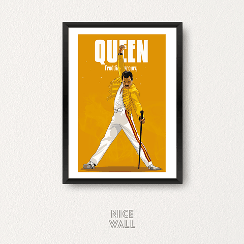 Cuadro Freddie Ilustrado