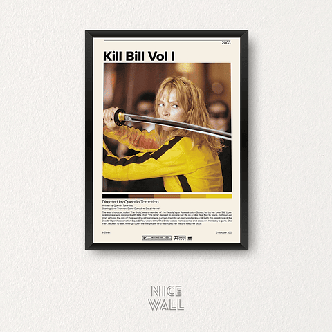 Cuadro Kill Bill 1