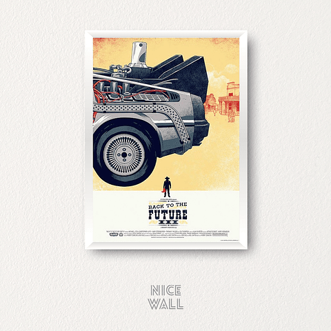 Cuadro Poster Back to the future 3