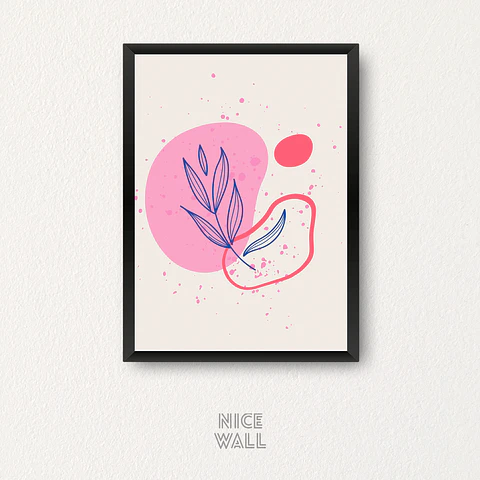 Cuadro Planta Abstracta