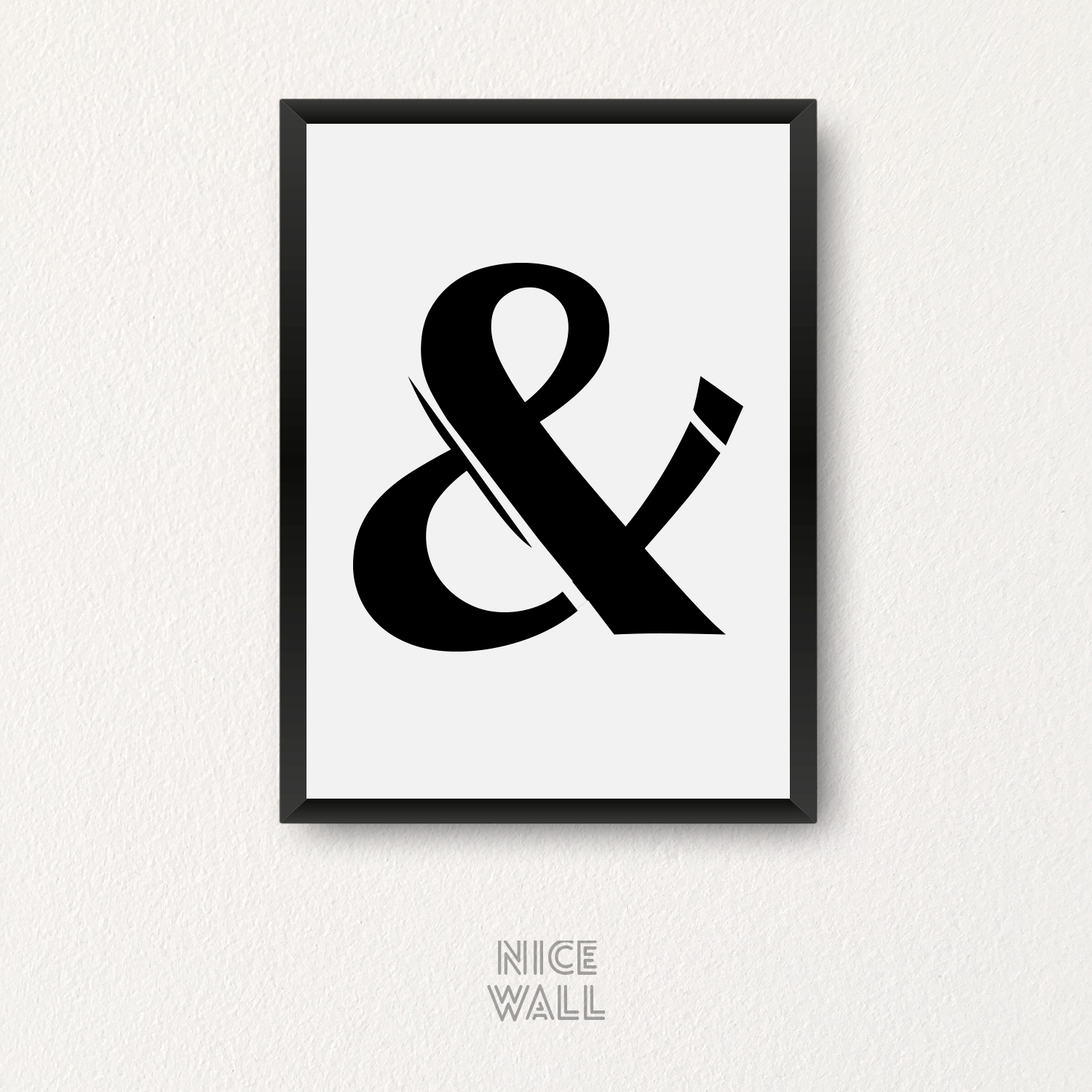 Cuadro Ampersand uno