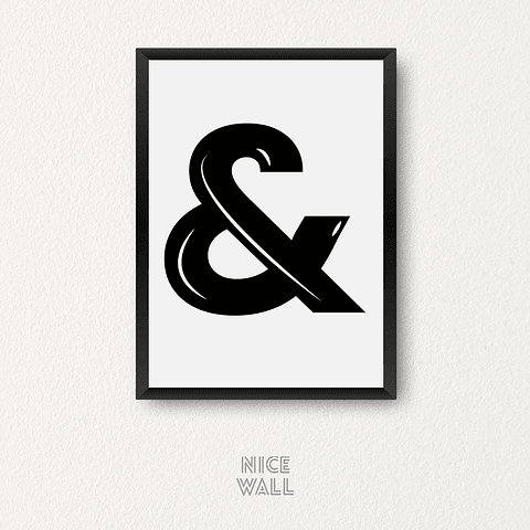 Cuadro Ampersand dos