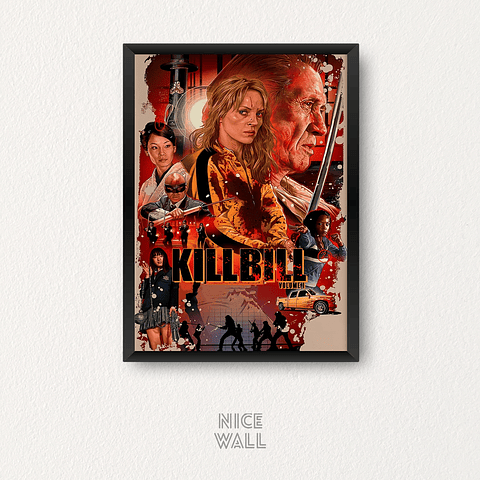 Cuadro Kill Bill 1 Ilustrada