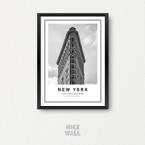 Cuadro Poster New York Flatiron Building
