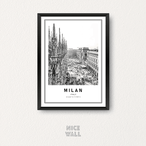 Cuadro Poster Milan