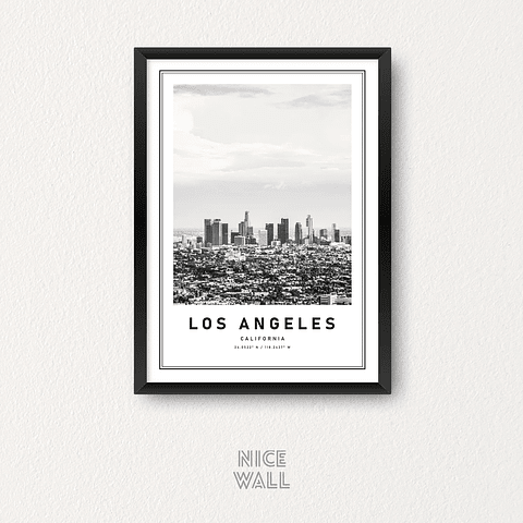 Cuadro Poster Los Angeles