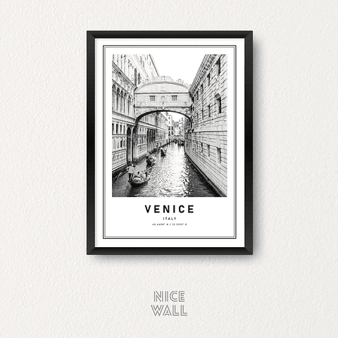 Cuadro Poster Venecia