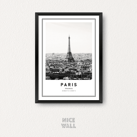 Cuadro Poster Paris
