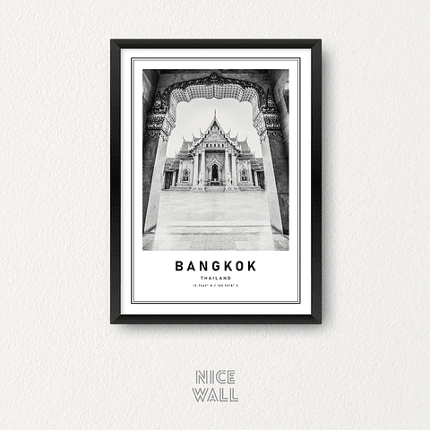 Cuadro Poster Bangkok