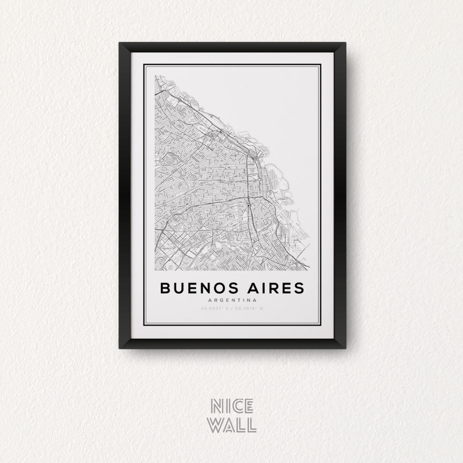Cuadro Mapa Buenos Aires