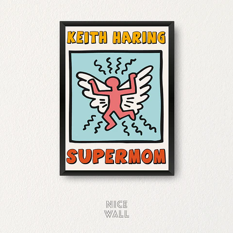 Cuadro Keith Haring Supermom