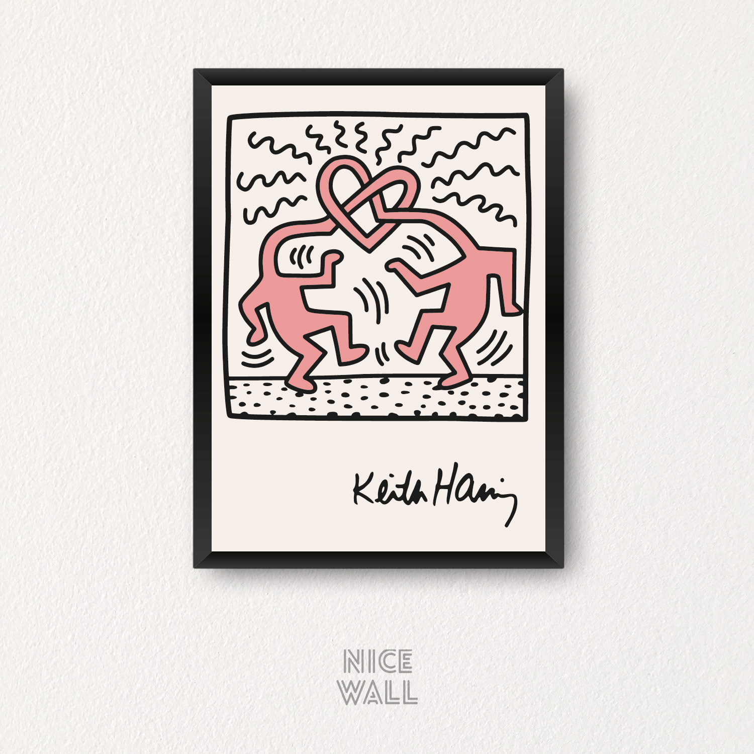 Cuadro Keith Haring Lover