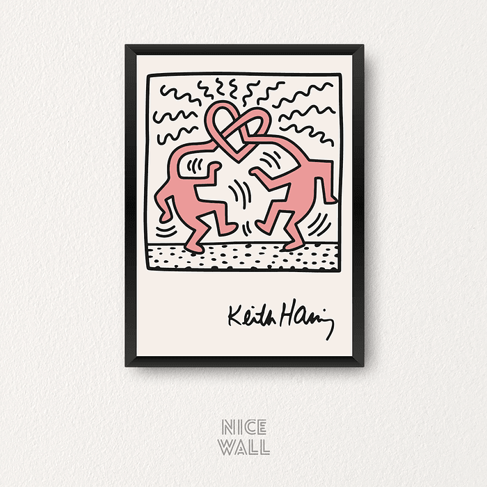 Cuadro Keith Haring Lover