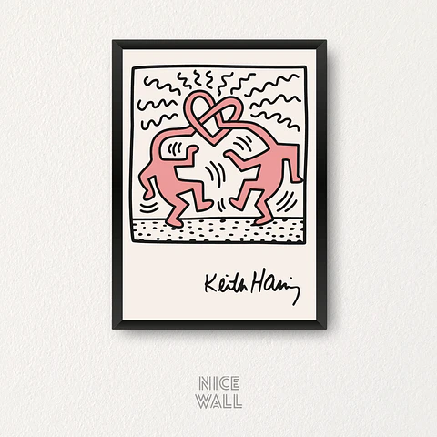 Cuadro Keith Haring Lover