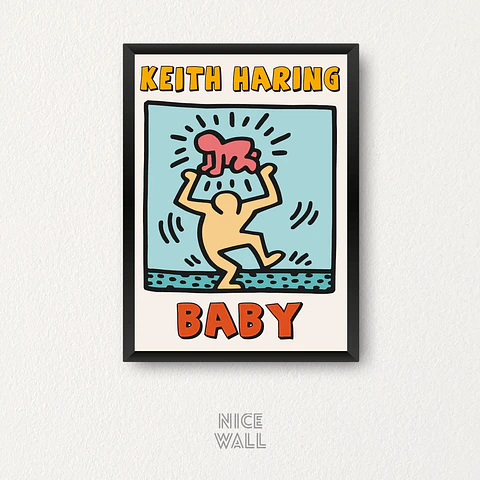 Cuadro Keith Haring Baby dos
