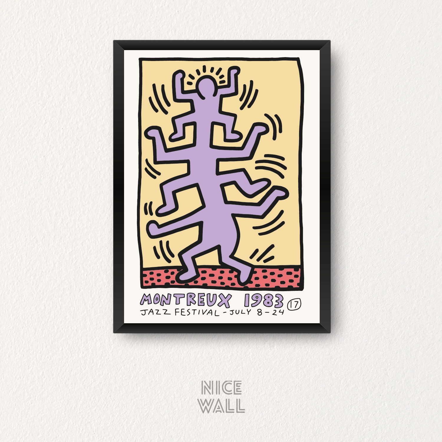 Cuadro Keith Haring Montreux