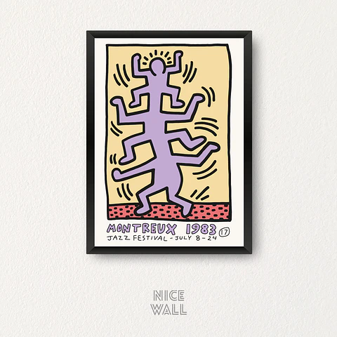 Cuadro Keith Haring Montreux