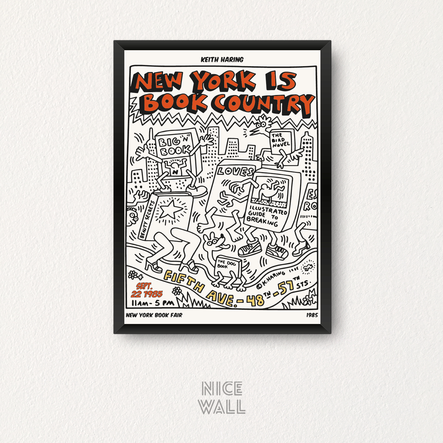 Cuadro Keith Haring New York