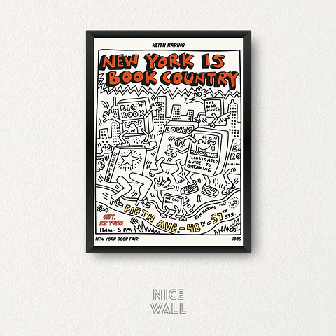 Cuadro Keith Haring New York